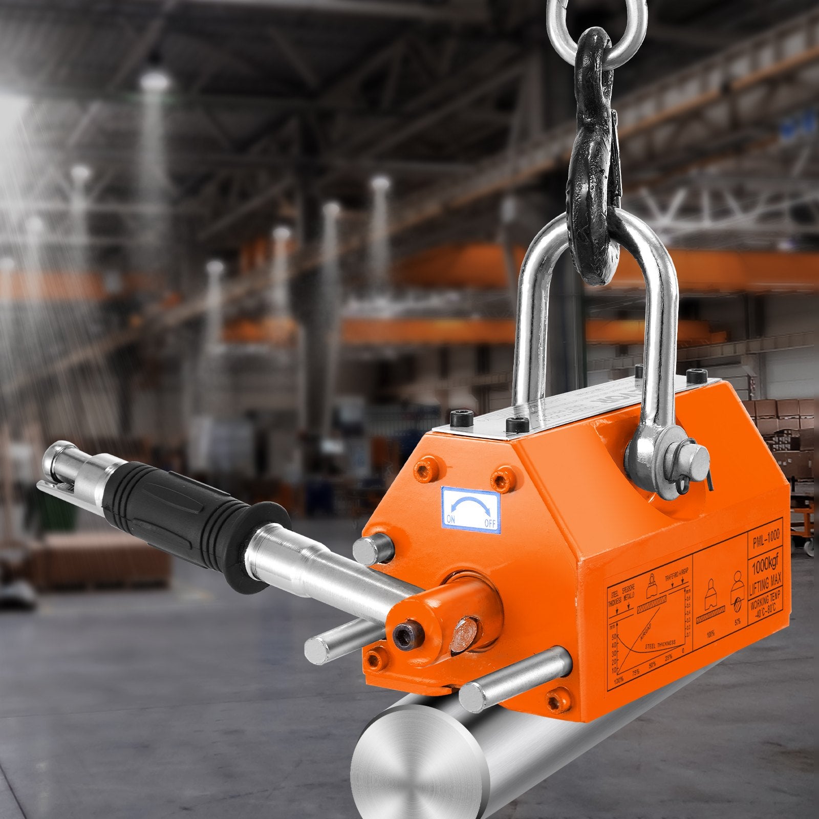 Magnetinis kėliklis VEVOR PML-1000, 1000 kg