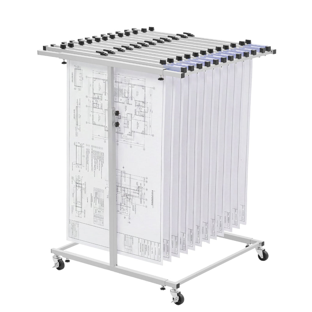 Brėžinių saugojimo stovas VEVOR WK150399, iki 100 kg apkrova