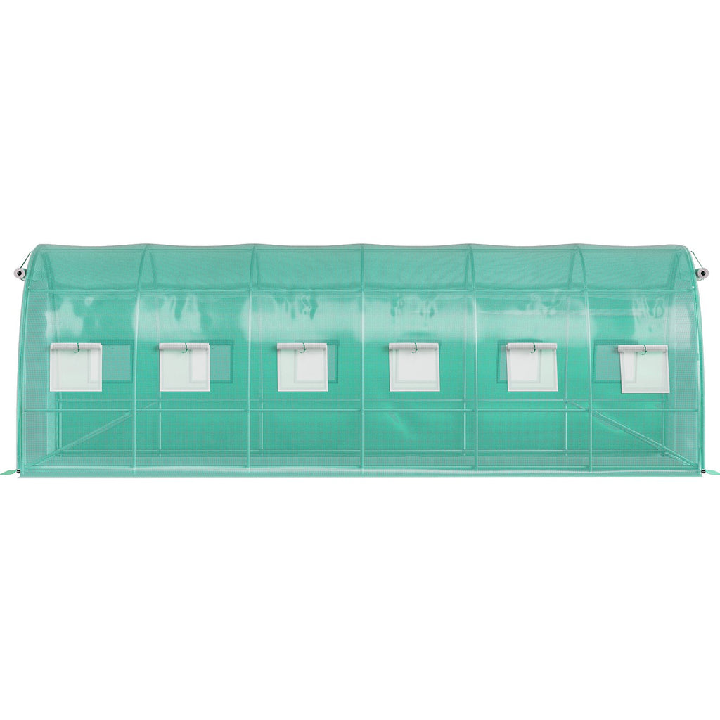 Šiltnamis tunelis VEVOR VV-TG-12107GREEN, 6,1 x 3 x 2,1 m
