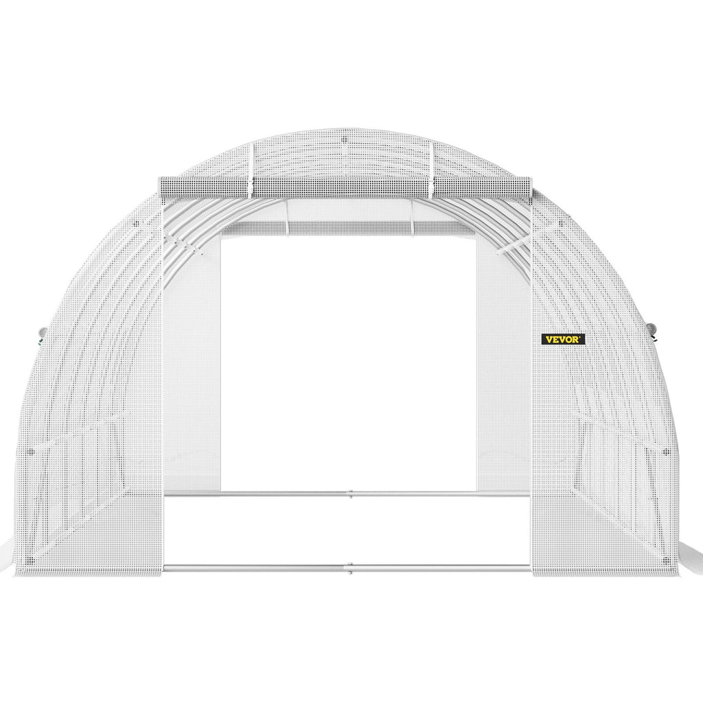 Šiltnamis tunelinis VEVOR VV-TG-12107WHITE, 6.1 x 3 x 2.1 m