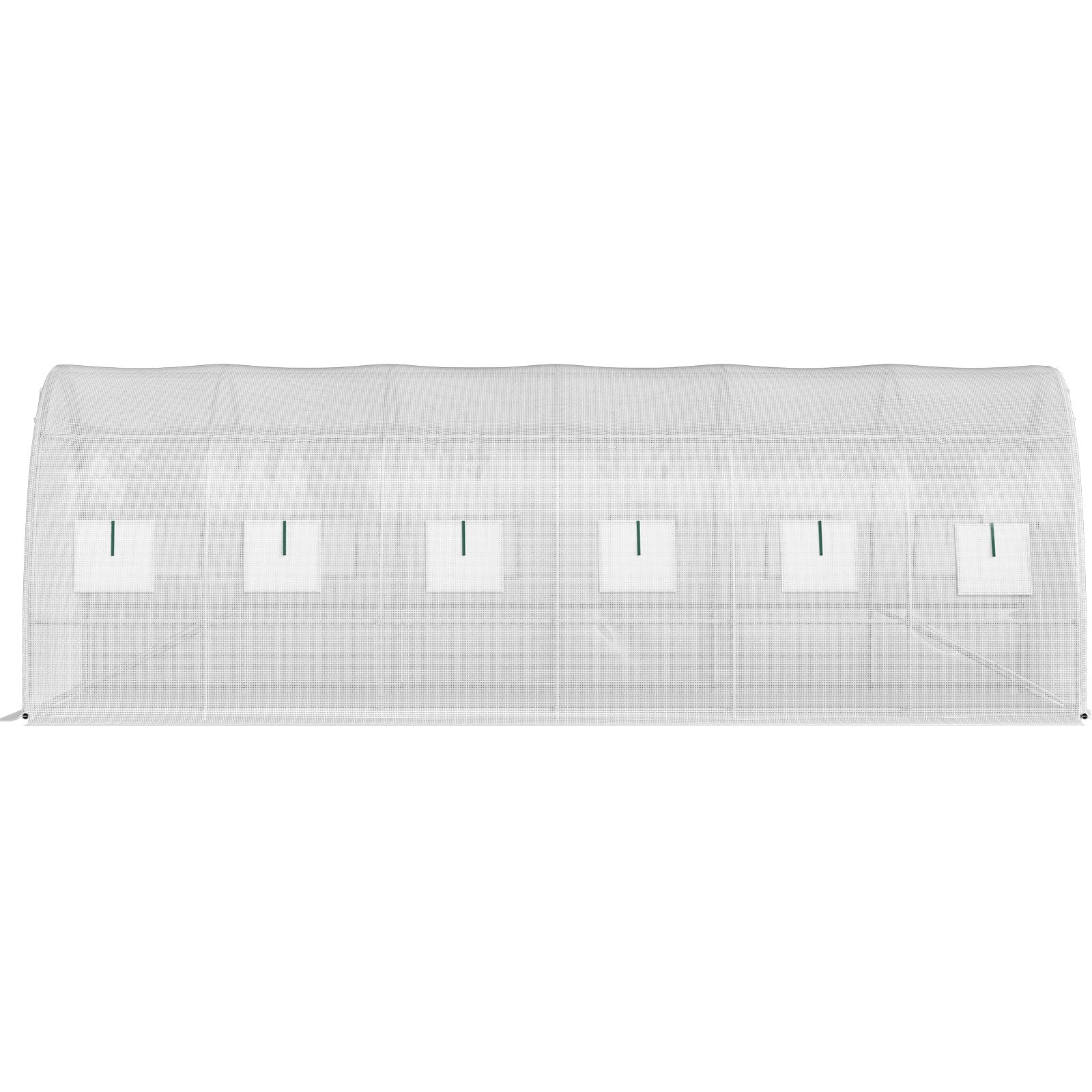 Šiltnamis tunelinis VEVOR VV-TG-12107WHITE, 6.1 x 3 x 2.1 m