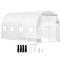 Šiltnamis tunelis VEVOR VV-TG-1577WHITE, 4,6 x 2 x 2,1 m
