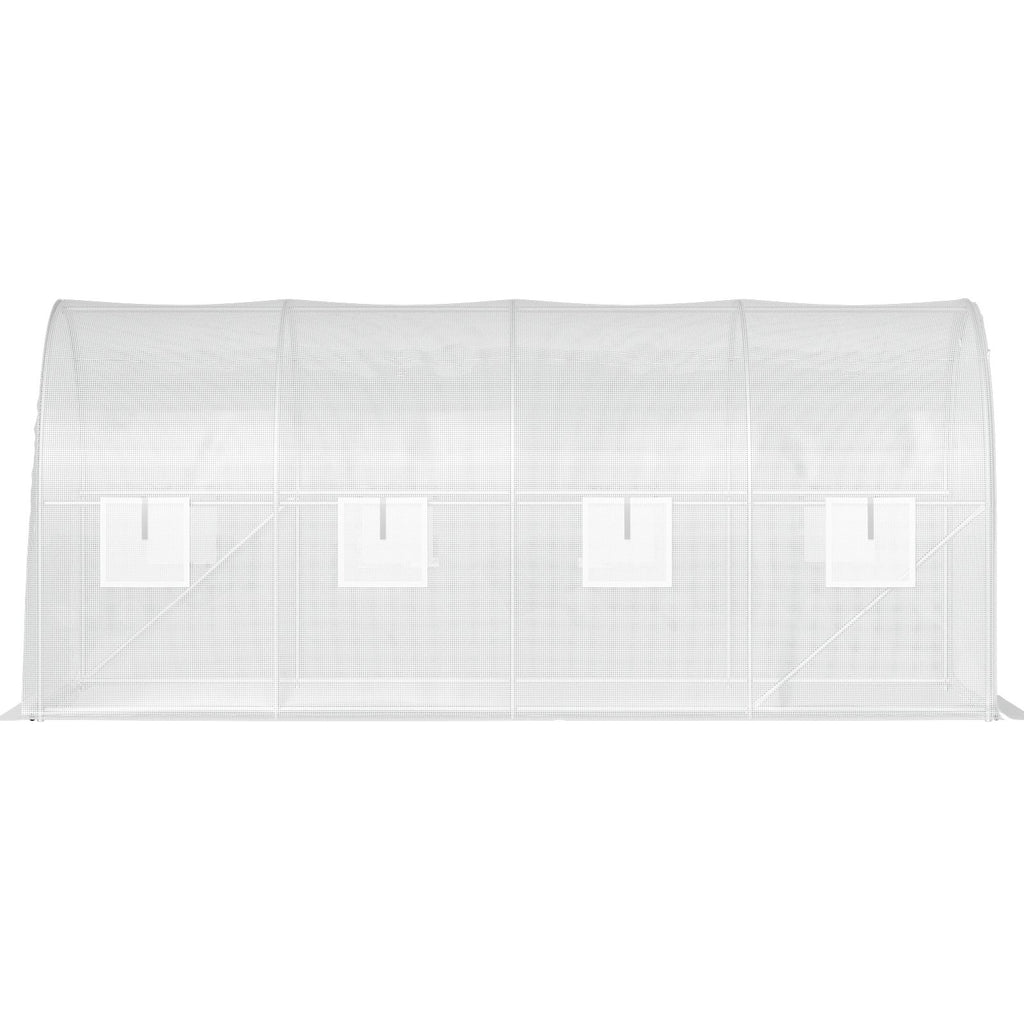 Šiltnamis tunelis VEVOR VV-TG-1577WHITE, 4,6 x 2 x 2,1 m