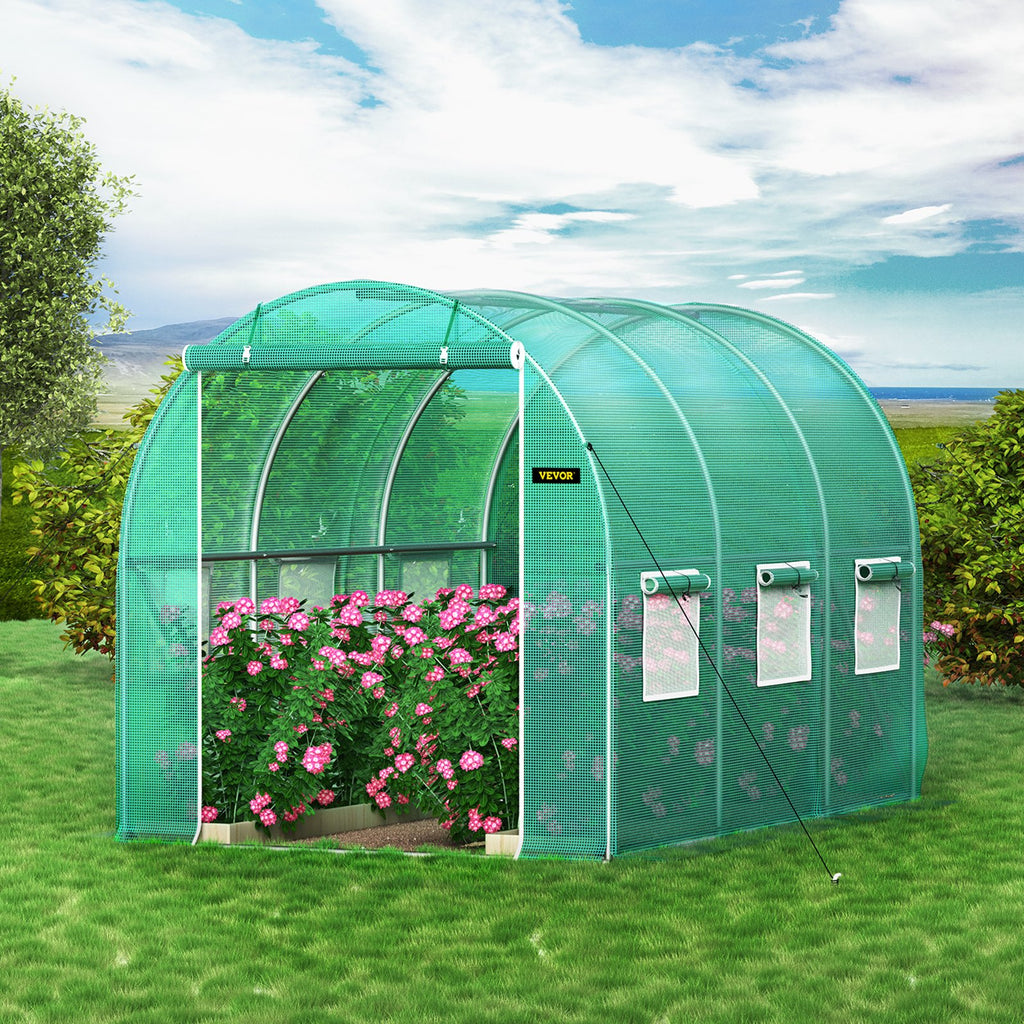 Šiltnamis tunelis VEVOR VV-TG-1077GREEN, 3 x 2 x 2 m