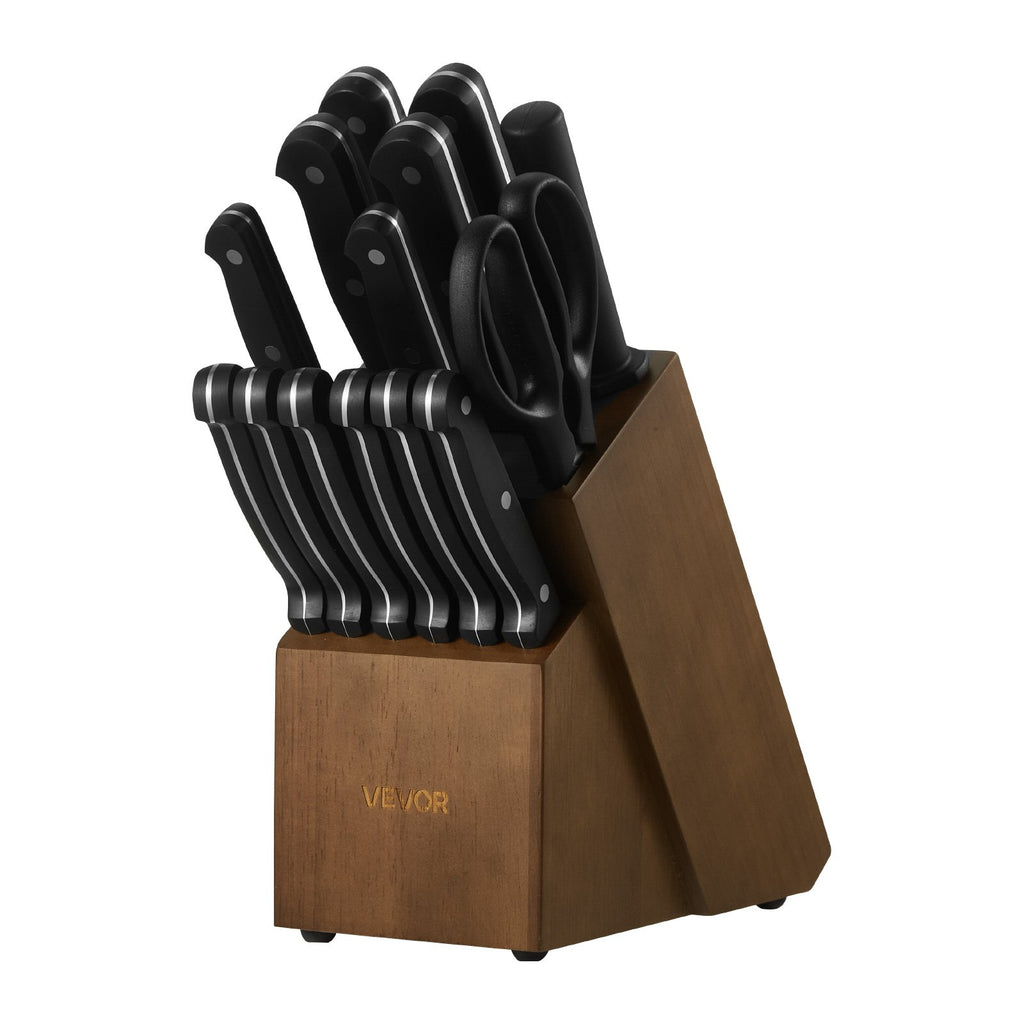 Virtuvinių peilių rinkinys VEVOR KV13P43MM41-15PCS, 15 dalių