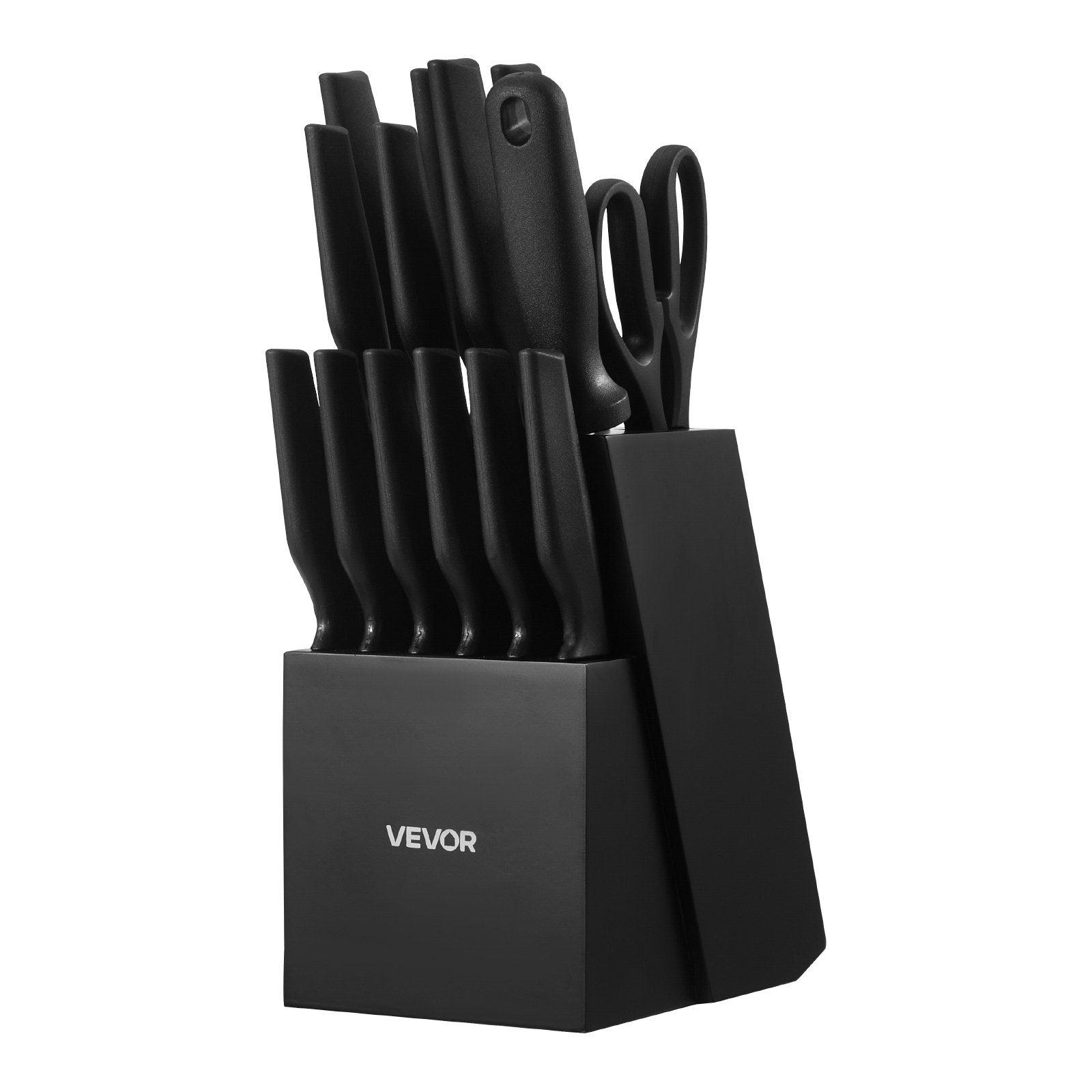 Virtuvinių peilių rinkinys VEVOR KP183B35MM43-15PCS, 15 dalių