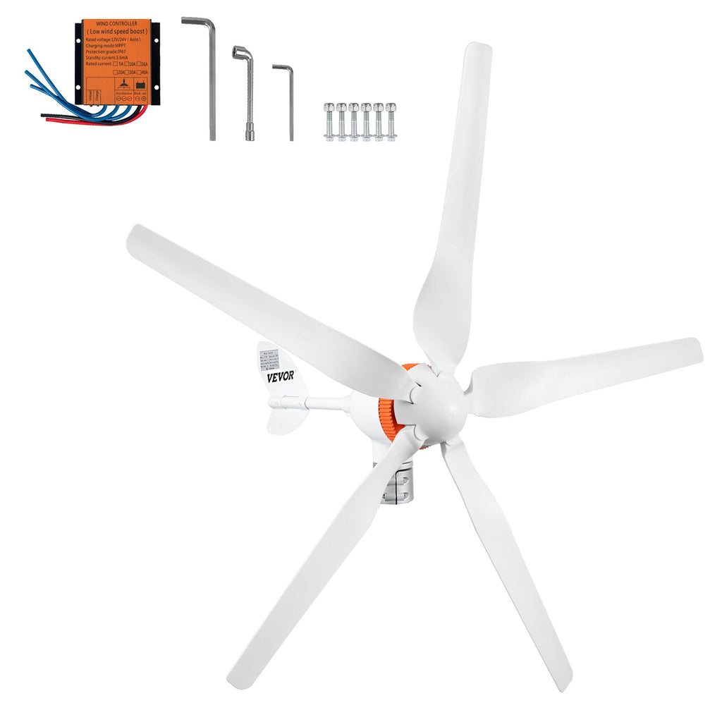 Vėjo jėgainė VEVOR VV-FLFDJ-S7-5Y500W12VKZQ, 500W