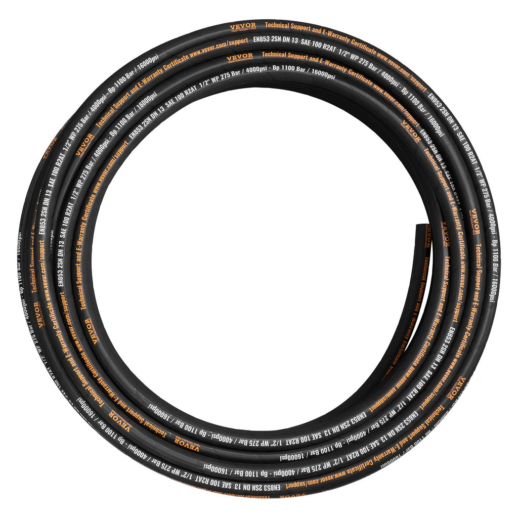 Hidraulinė žarna VEVOR 1/2 colio x 30,5 m, 4000 PSI