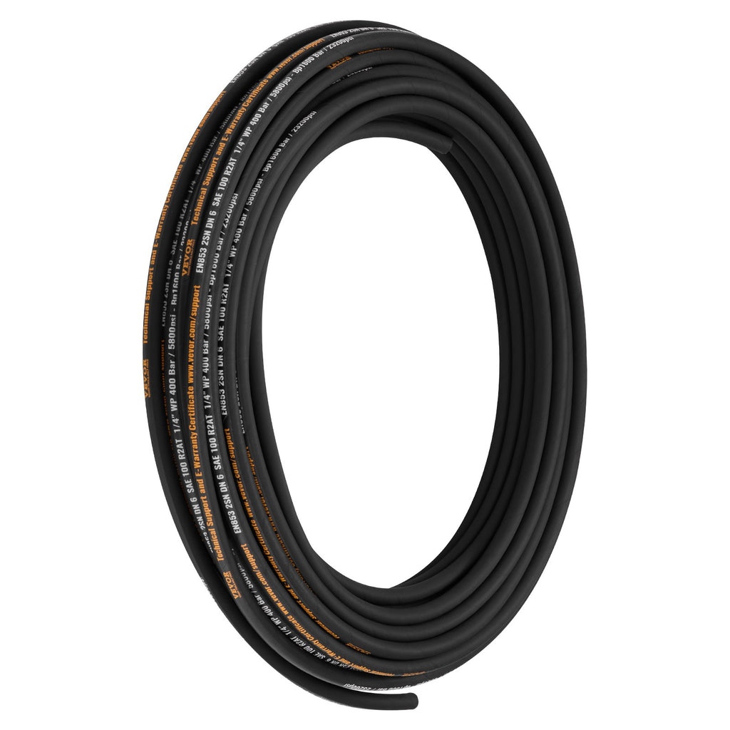 Hidraulinė žarna VEVOR 1/4" x 100 ft, 5800 PSI