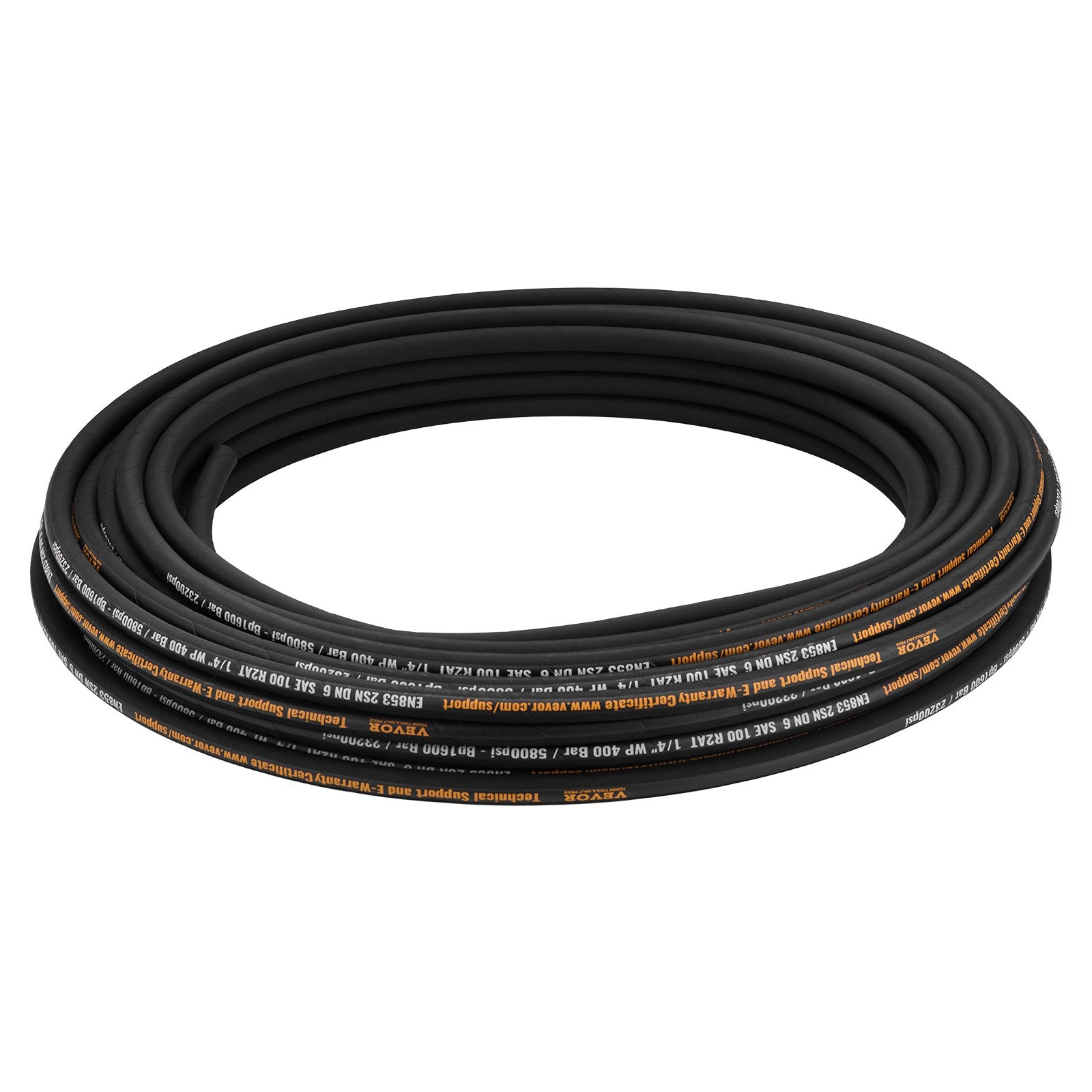 Hidraulinė žarna VEVOR 1/4" x 100 ft, 5800 PSI