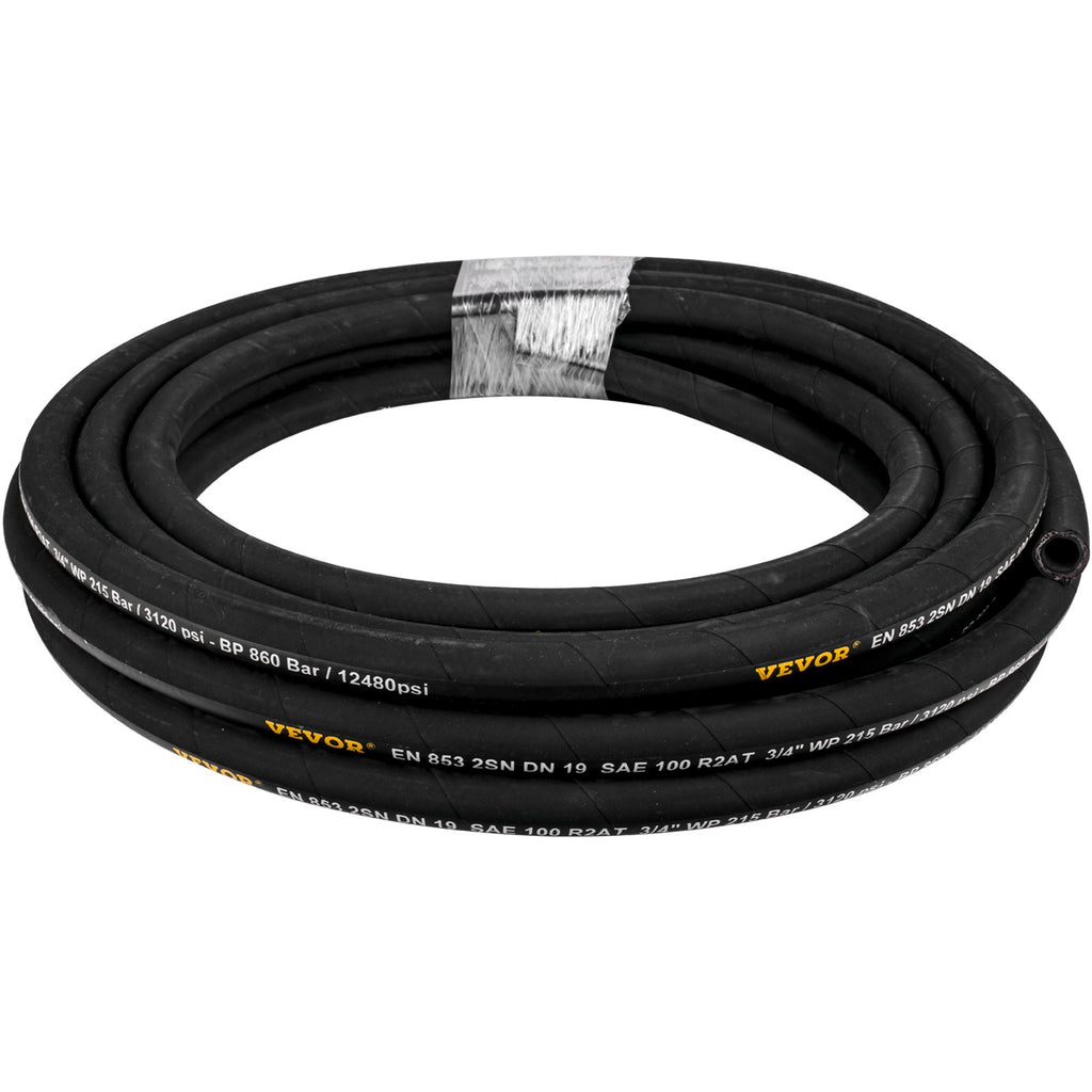 Hidraulinė žarna VEVOR 1/4 colio x 100 m, 5800 PSI
