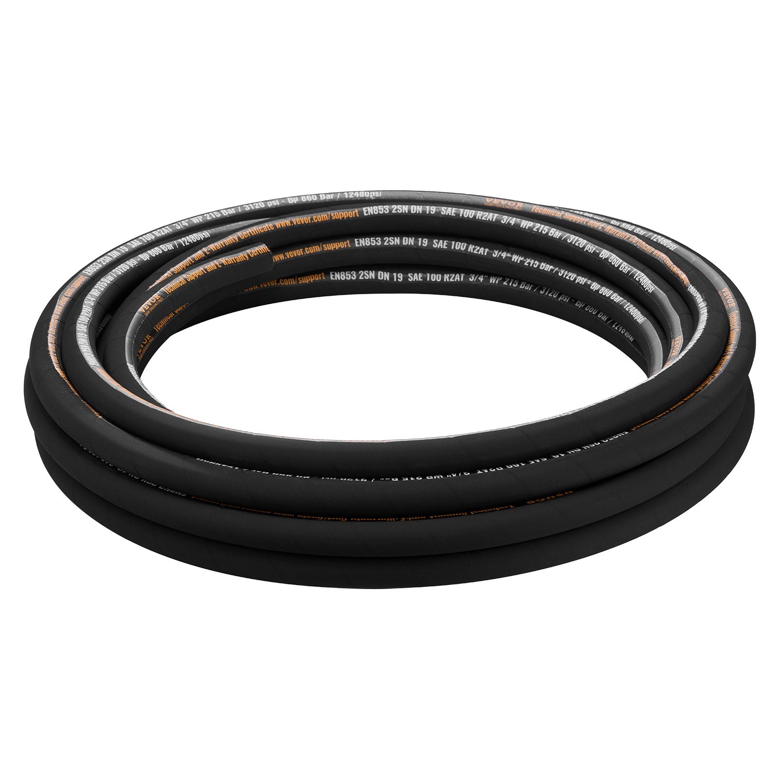 Hidraulinė žarna VEVOR 3/4 colio x 15,2 m, 3120 PSI