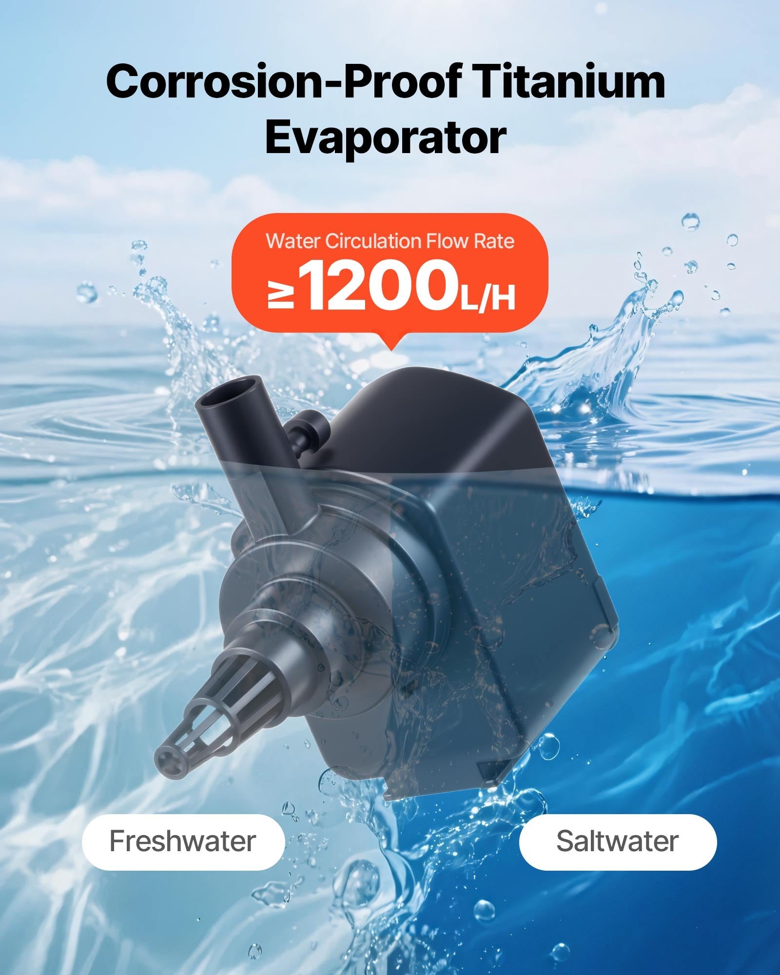 Akvariumo šaldytuvas VEVOR CL280, 200 l
