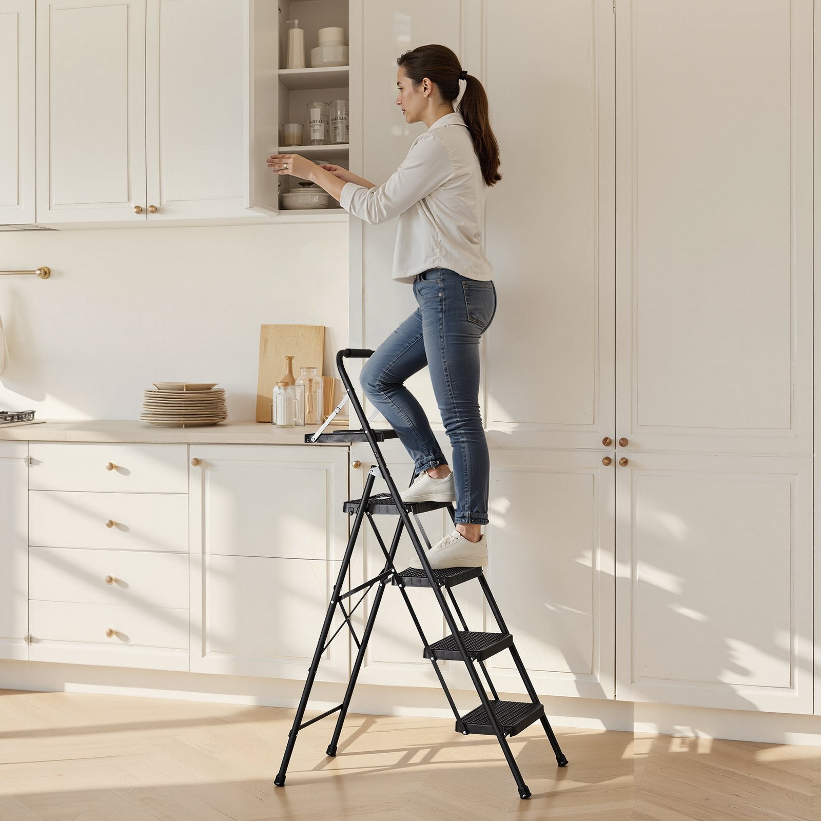 Sulankstomos kopėčios VEVOR CQX904, 272 kg keliamoji galia