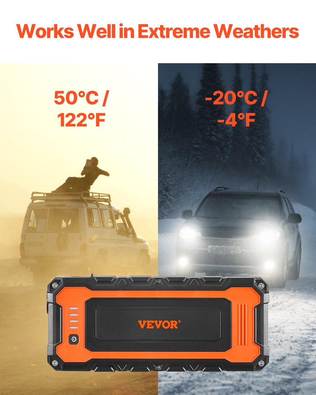 Išorinis užvedimo šaltinis VEVOR Epower-165, 3000A