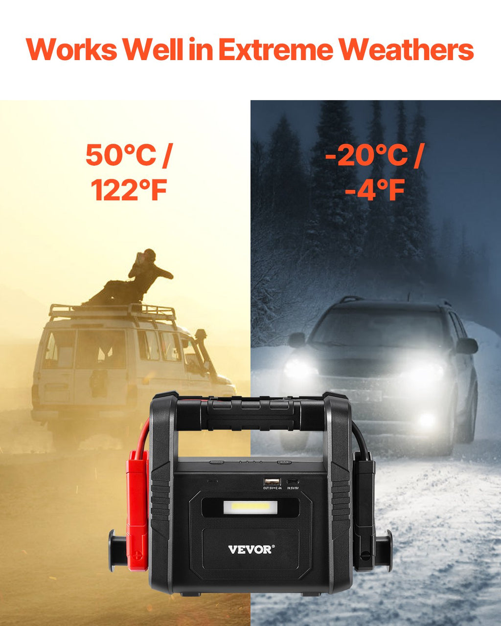 Automobilio užvedimo įrenginys VEVOR Epower-237, 4000A