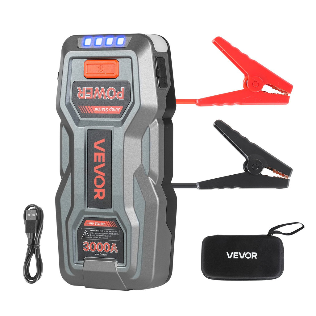 Išorinis akumuliatorius-užvedėjas (Jump Starter) VEVOR H18, 3000A