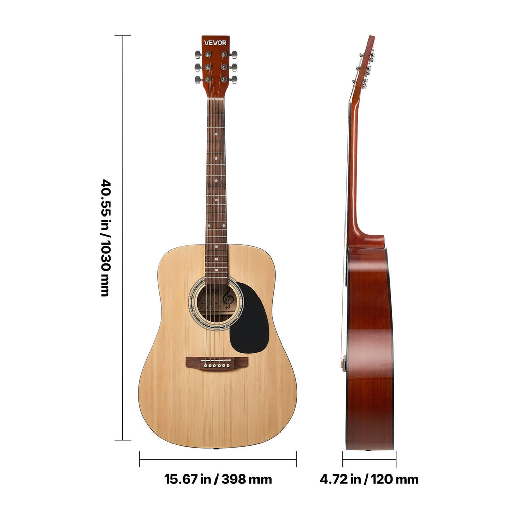 Akustinė gitara VEVOR FG068-41N, 41 colio (104 cm)