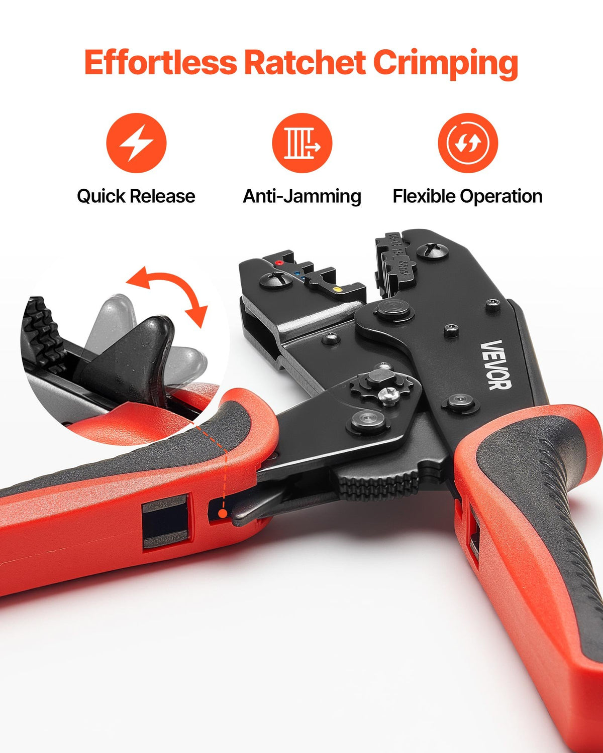Užspaudimo replės VEVOR HS-30J, 0.5-6 mm²
