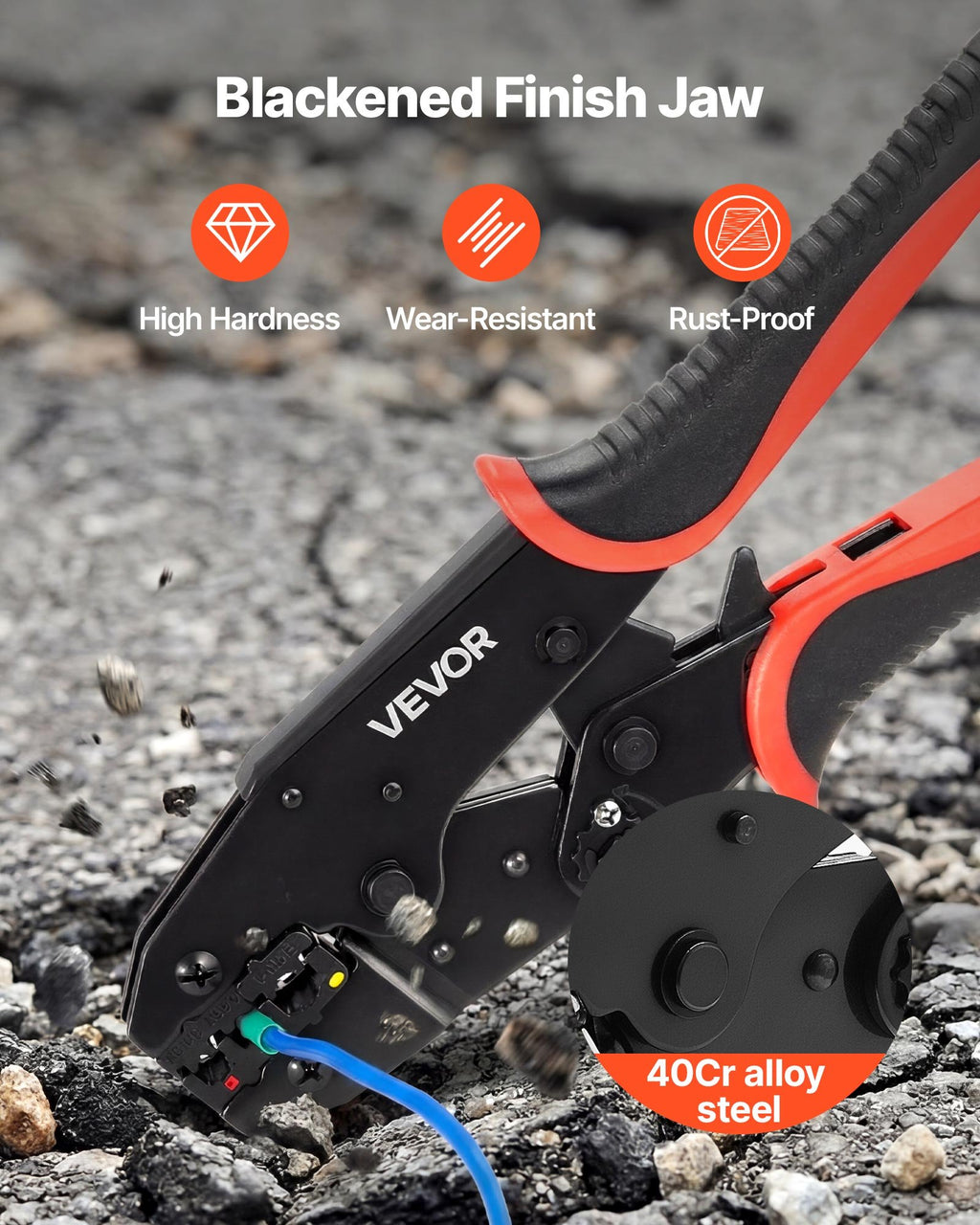 Užspaudimo replės VEVOR HS-30J, 0.5-6 mm²