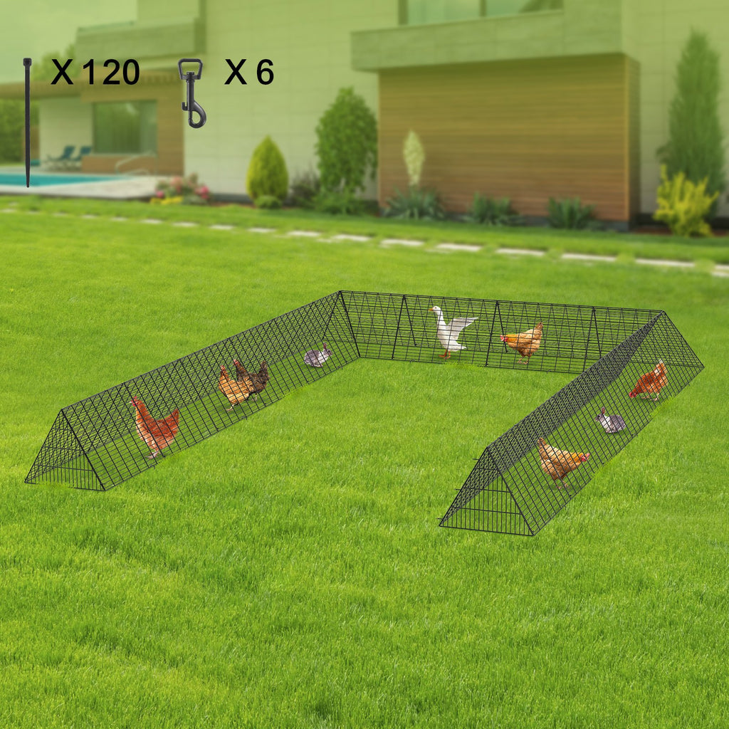Vištų tuneliai VEVOR TT-MCT004, 600 x 400 x 61,5 cm