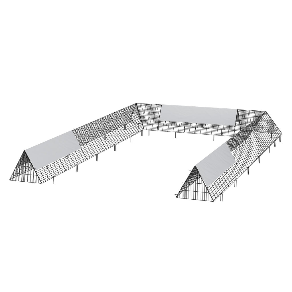 Vištų tuneliai VEVOR TT-MCT004, 600 x 400 x 61,5 cm