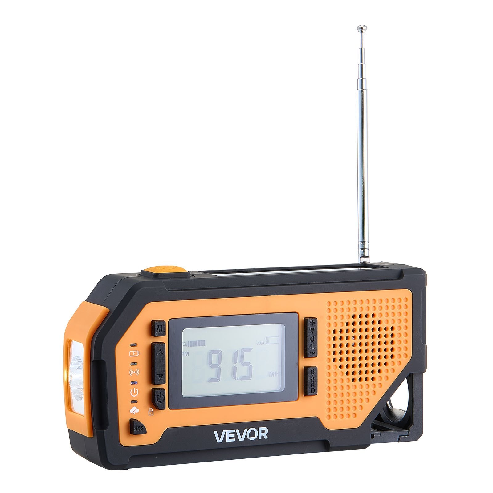 Avarinis radijo imtuvas VEVOR MD-092P, 2000 mAh