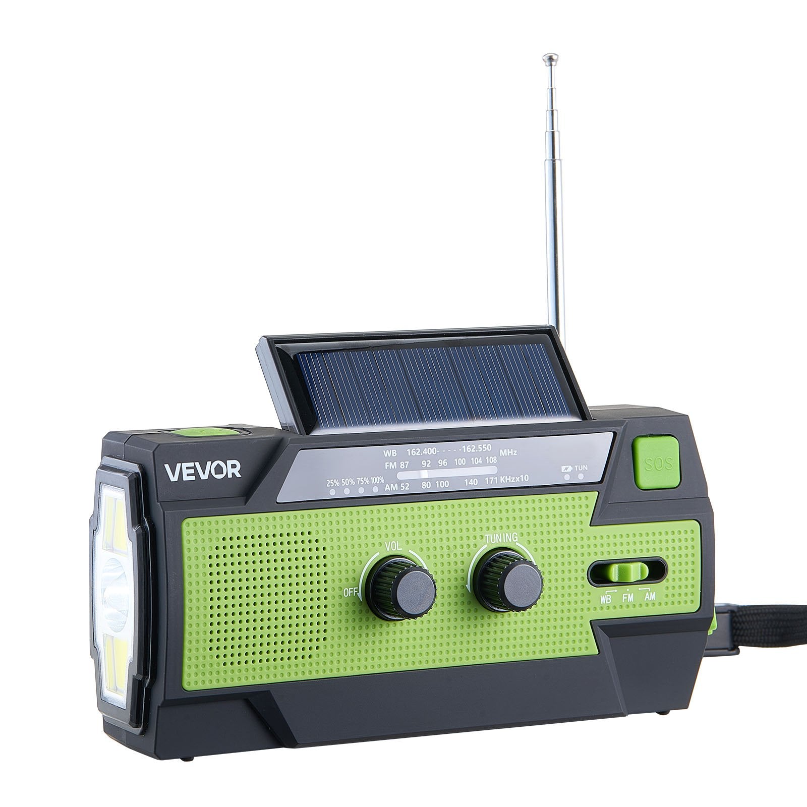 Avarinis radijo imtuvas VEVOR MD-090P, 4000 mAh