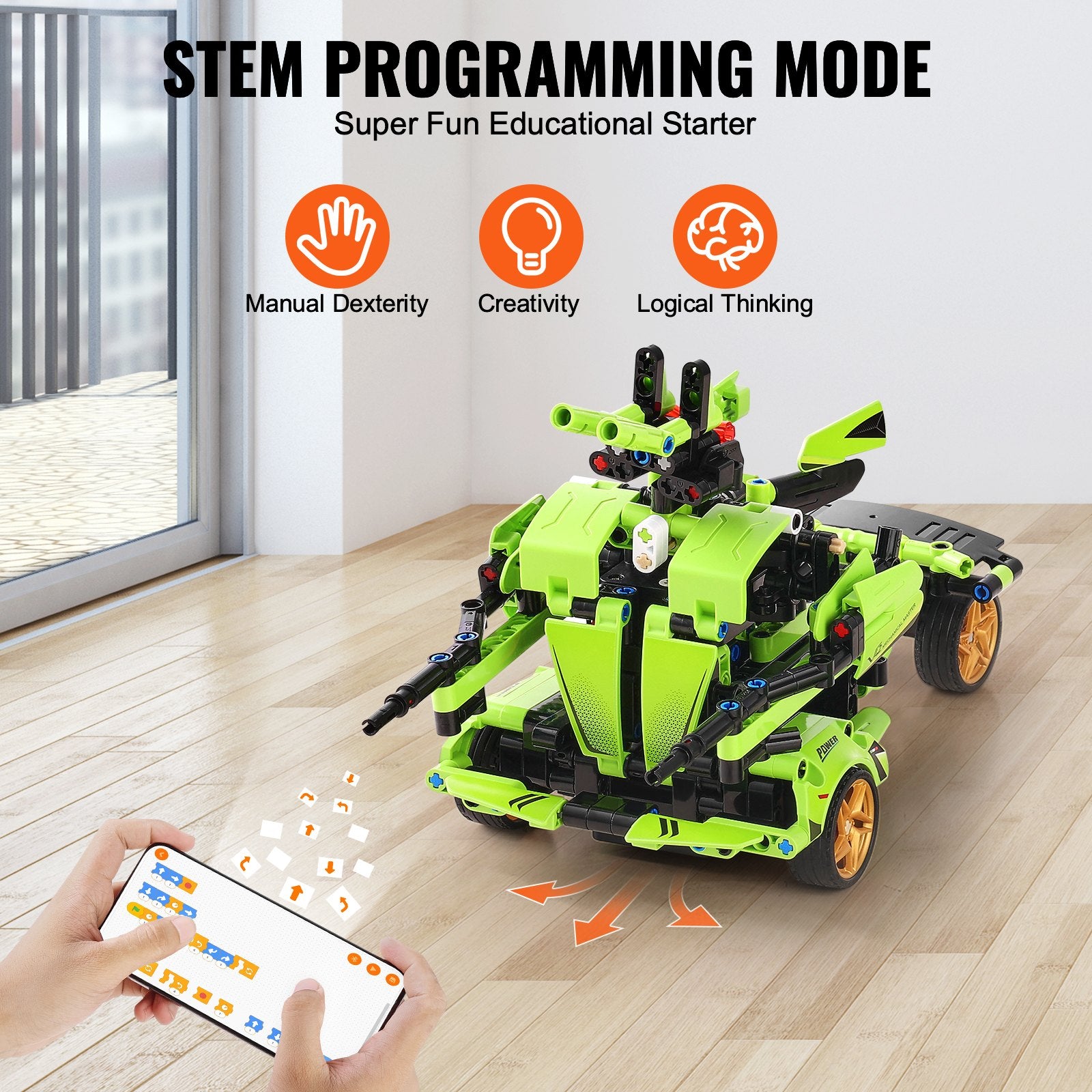 STEM konstravimo rinkinys VEVOR 8042, 461 detalė