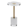 Akrilinis šoninis staliukas VEVOR JYFT-002R, 30 cm skersmens