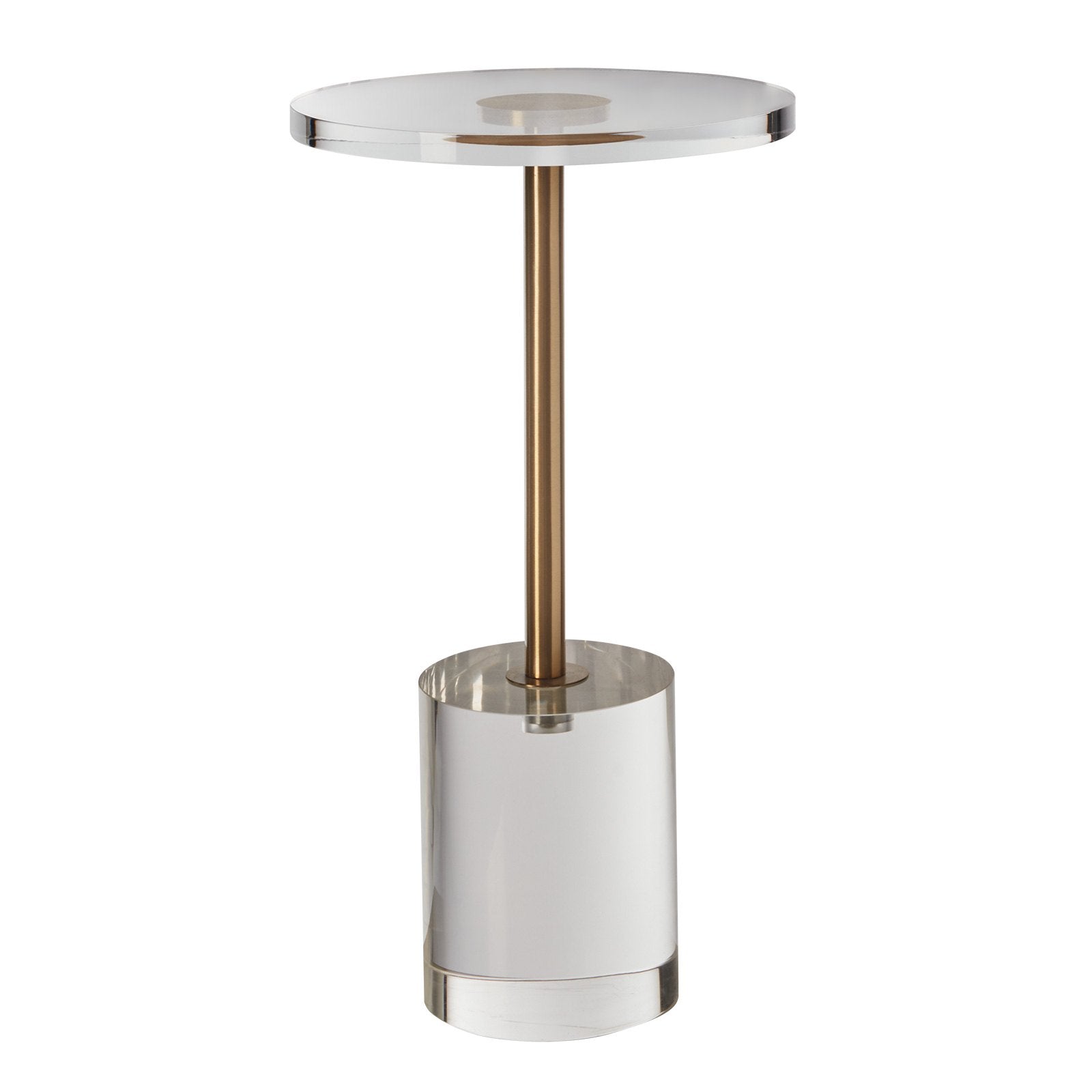 Akrilinis šoninis staliukas VEVOR JYFT-002R, 30 cm skersmens