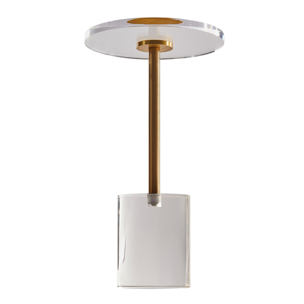 Akrilinis šoninis staliukas VEVOR JYFT-002R, 30 cm skersmens