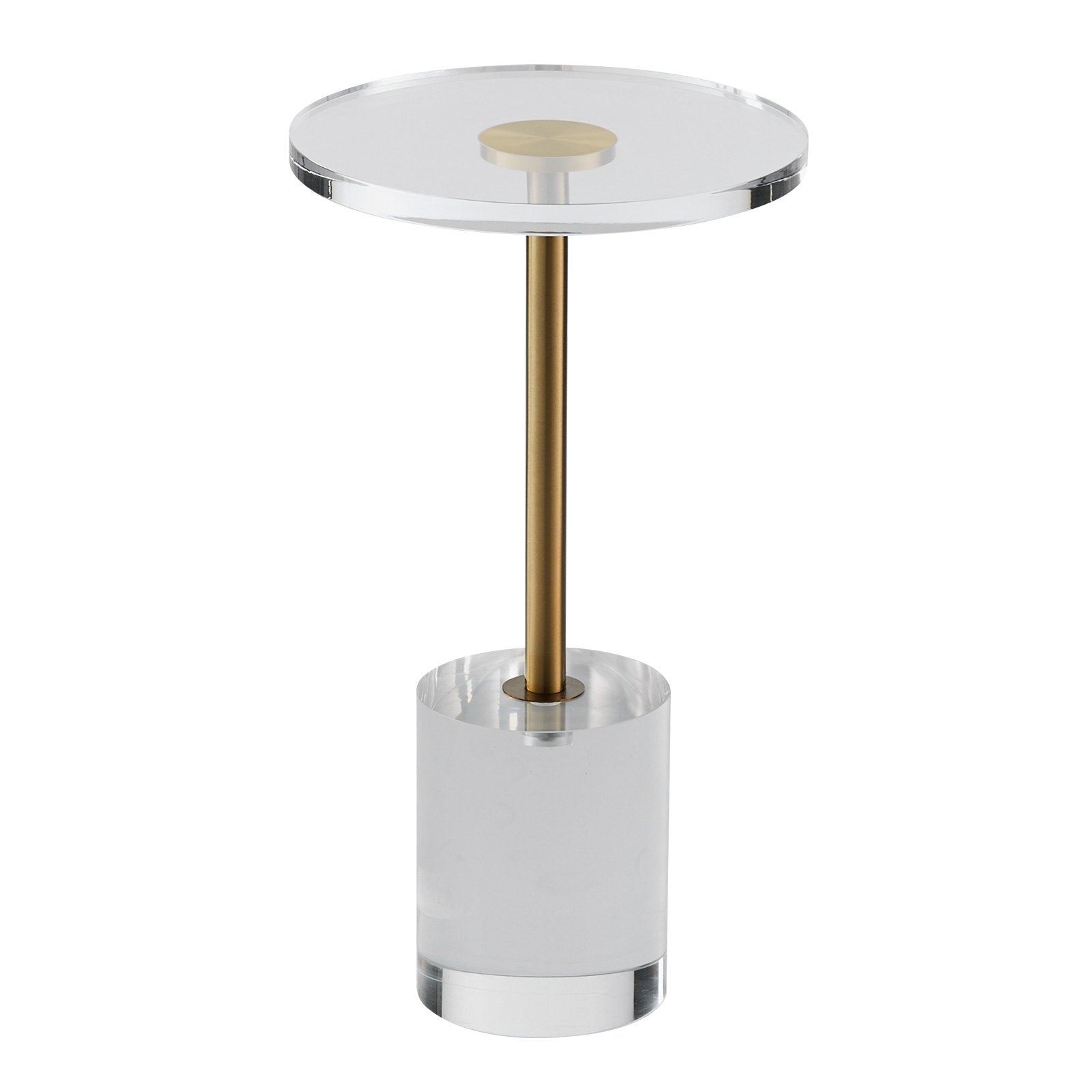 Akrilinis šoninis staliukas VEVOR JYFT-002R, 30 cm skersmens