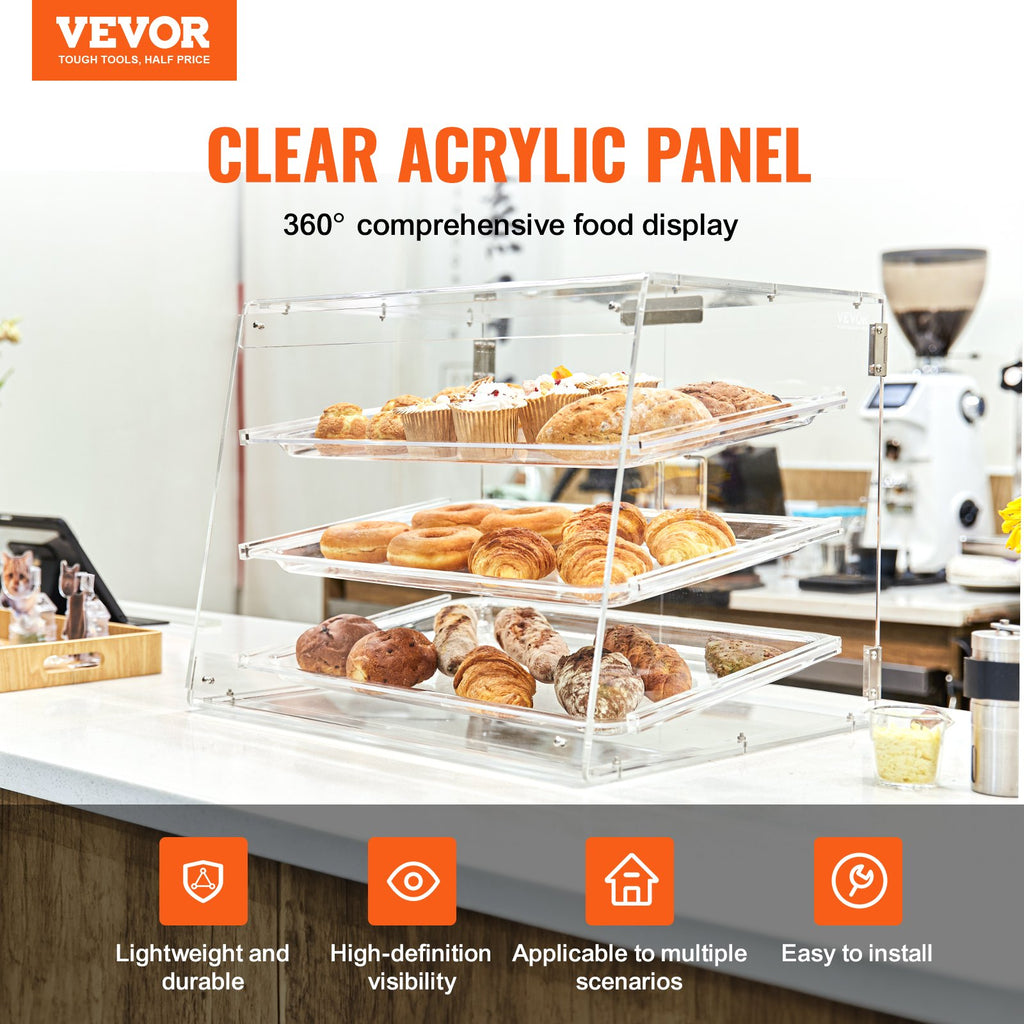 Konditerinė vitrina VEVOR CX-02, 3 aukštų