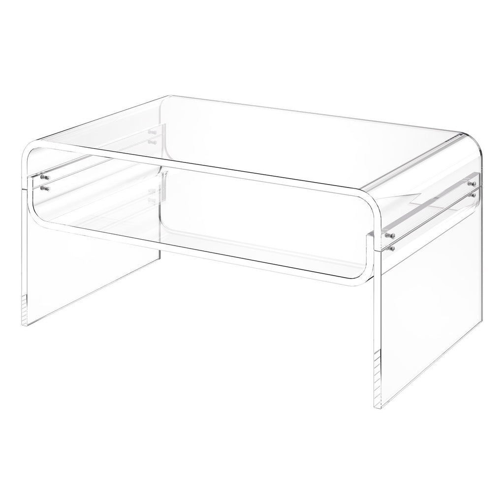 Akrilinis kavos staliukas VEVOR YKB107, 50 x 80 x 38 cm