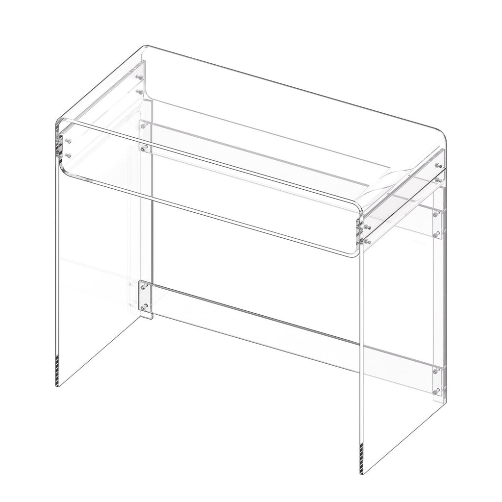 Akrilinis stalas VEVOR YKBDNZ101, 40 x 85 x 75 cm