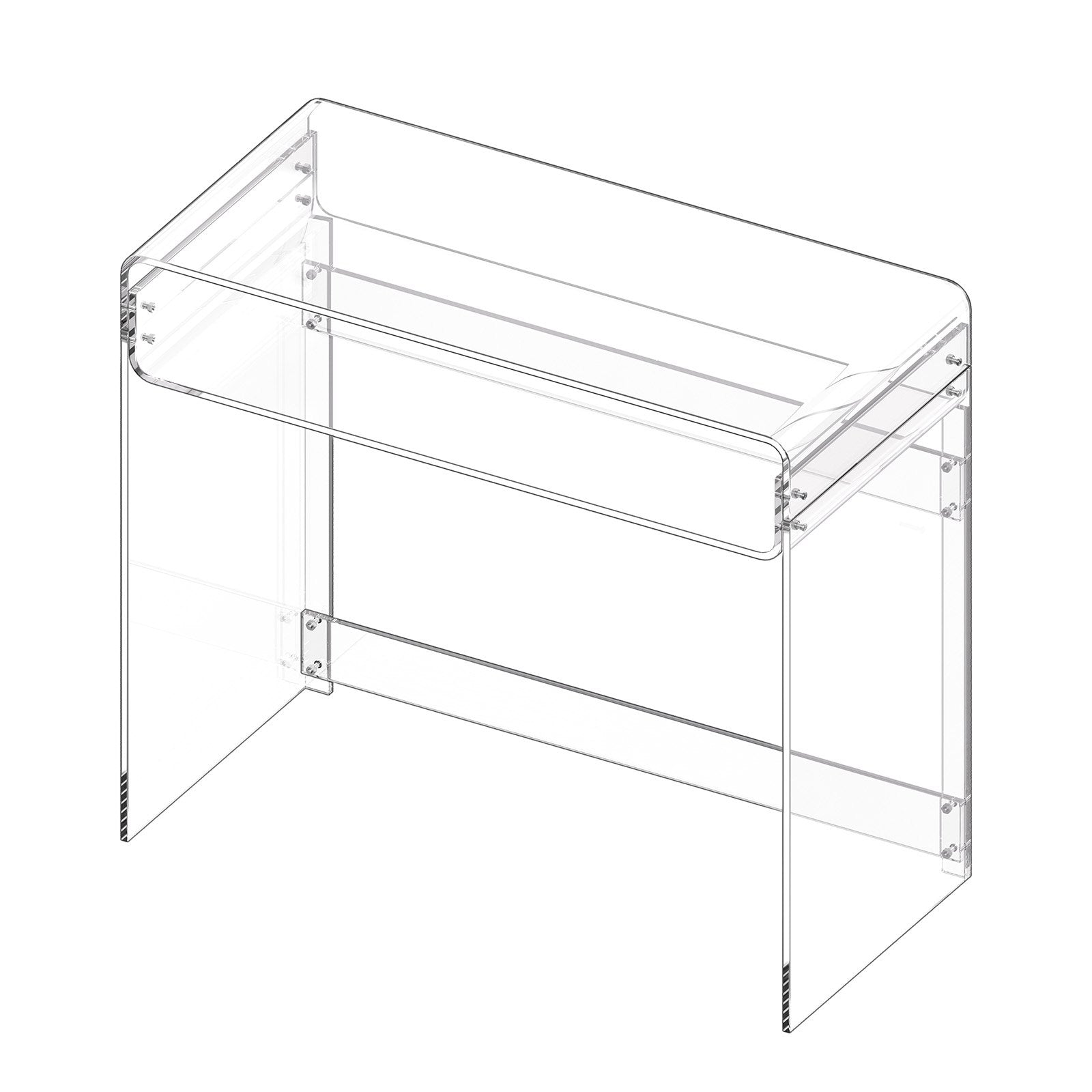 Akrilinis stalas VEVOR YKBDNZ101, 40 x 85 x 75 cm
