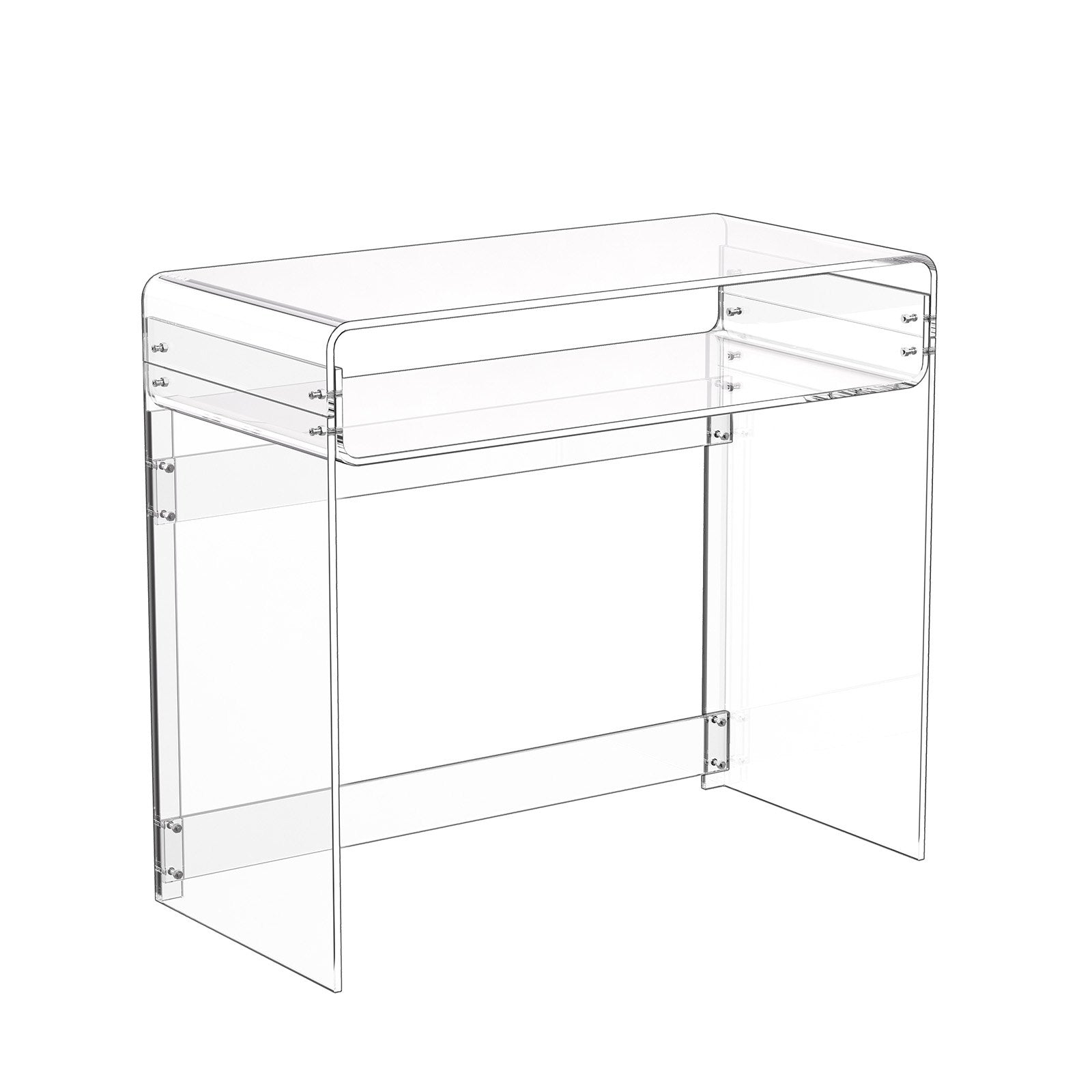 Akrilinis stalas VEVOR YKBDNZ101, 40 x 85 x 75 cm