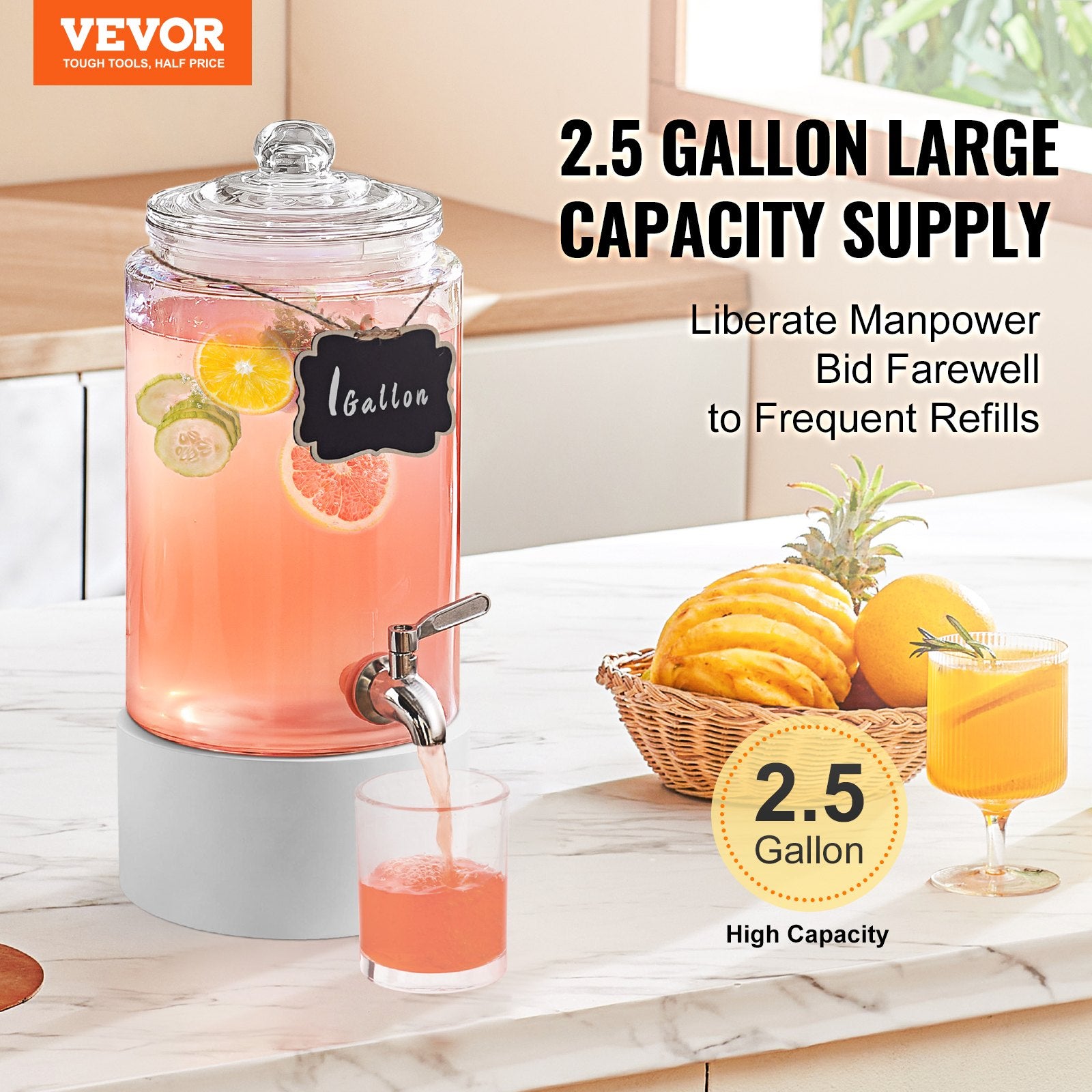 Gėrimų dozatorius VEVOR, 3,8 l talpos