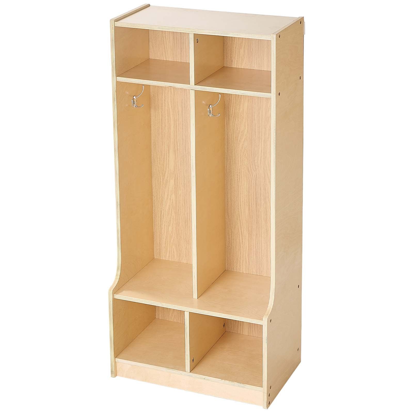 Vaikiška drabužių spinta-daiktadėžė VEVOR ZD-25TB02G, 2 skyriai