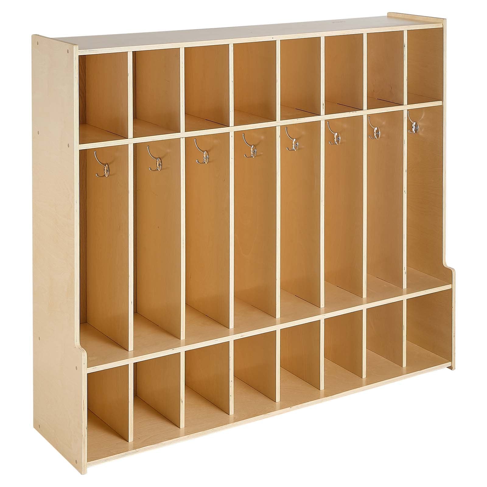 Vaikiška drabužių kabykla-spinta VEVOR ZD-25TB08G, 8 skyriai