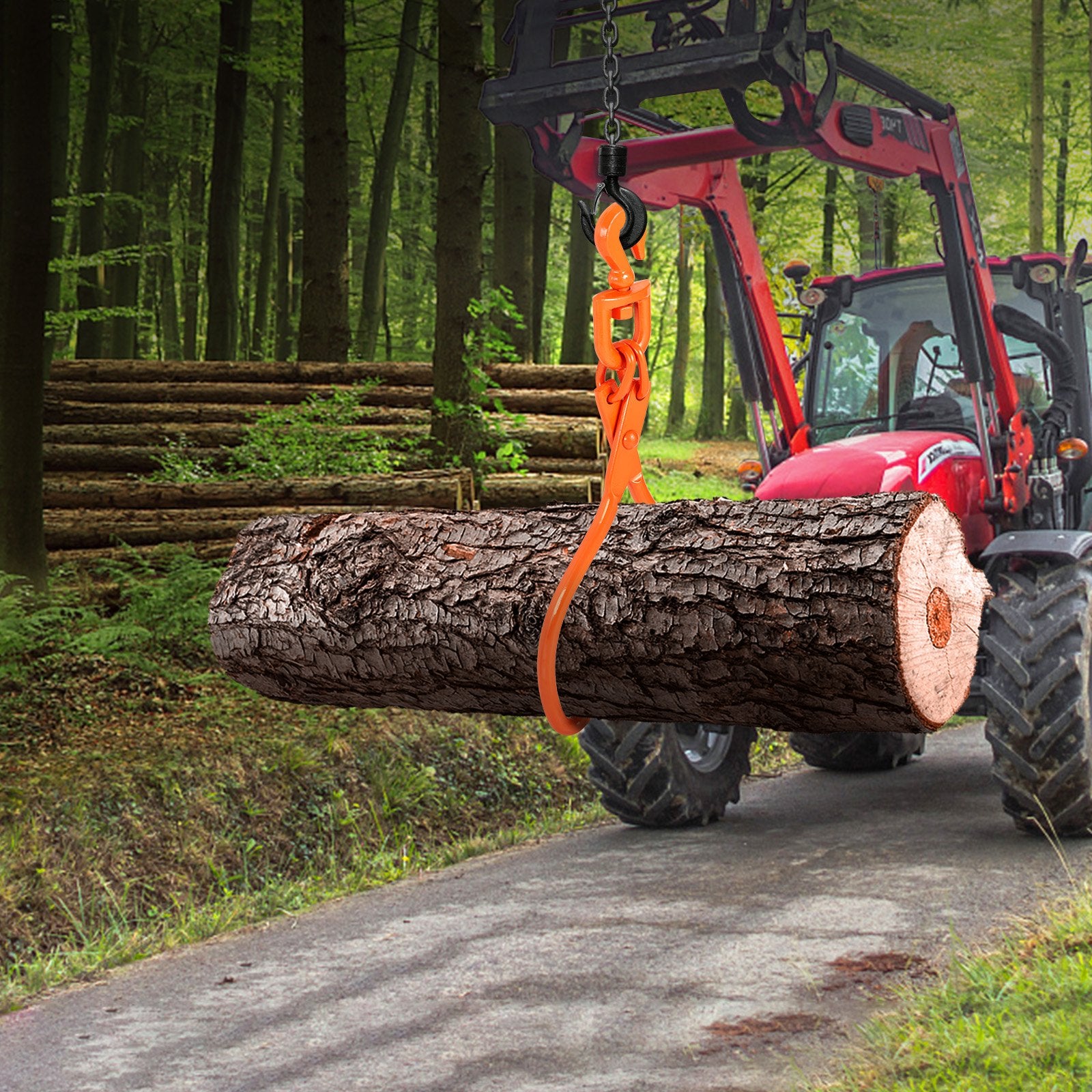 Rąstų tempimo žnyplės VEVOR LS18, 350 kg keliamoji galia