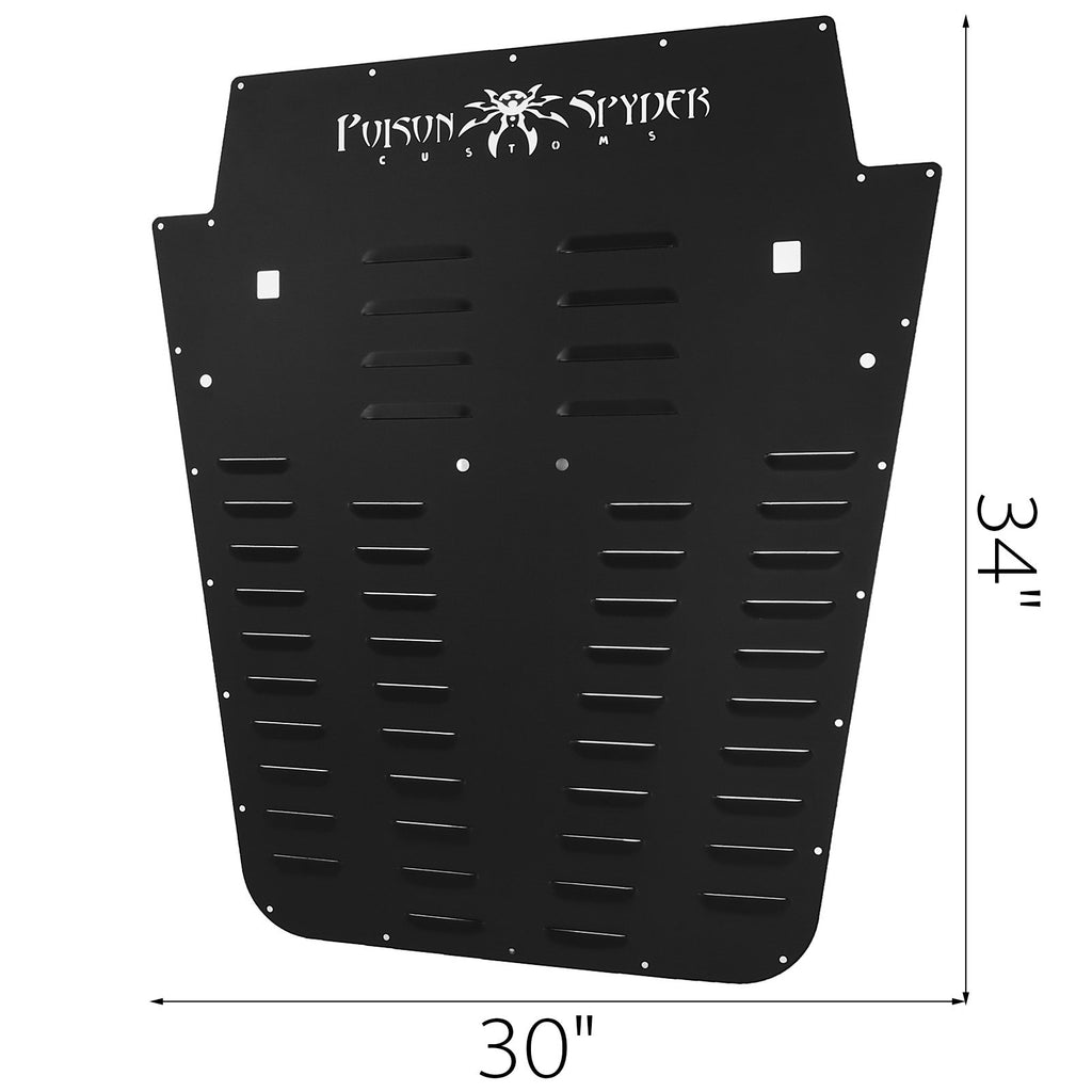 Variklio dangčio ventiliacinės grotelės VEVOR Jeep Wrangler JK (2013–2017), aliuminio lydinys