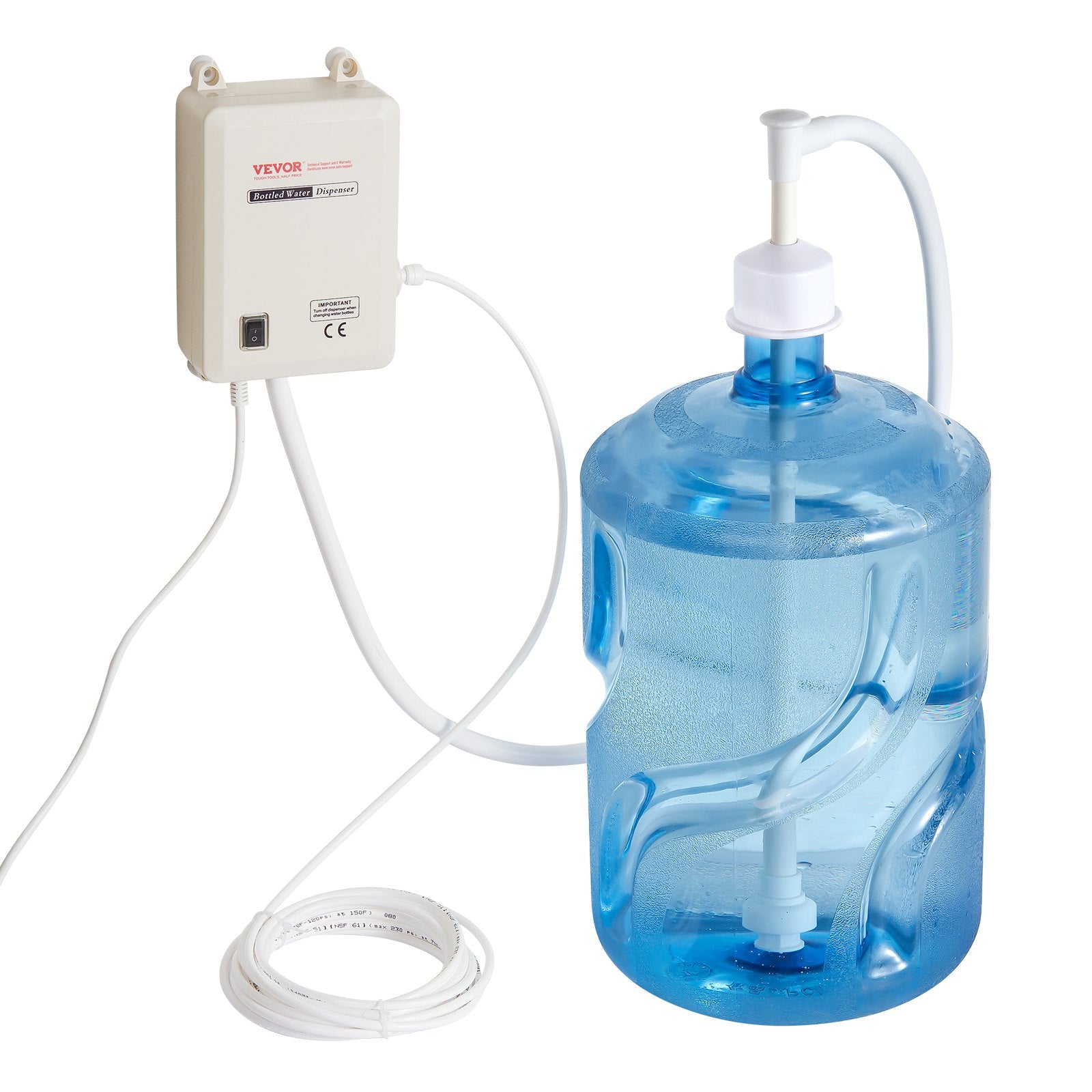 Vandens butelių siurblys VEVOR 3,8 l/min, 40 PSI
