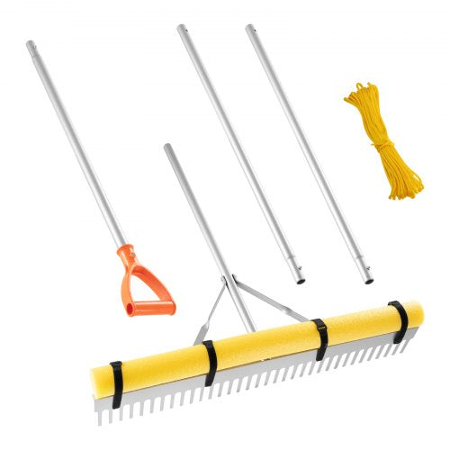 Kraštovaizdžio grėblys VEVOR LVPA36-102, 914 mm pločio galva