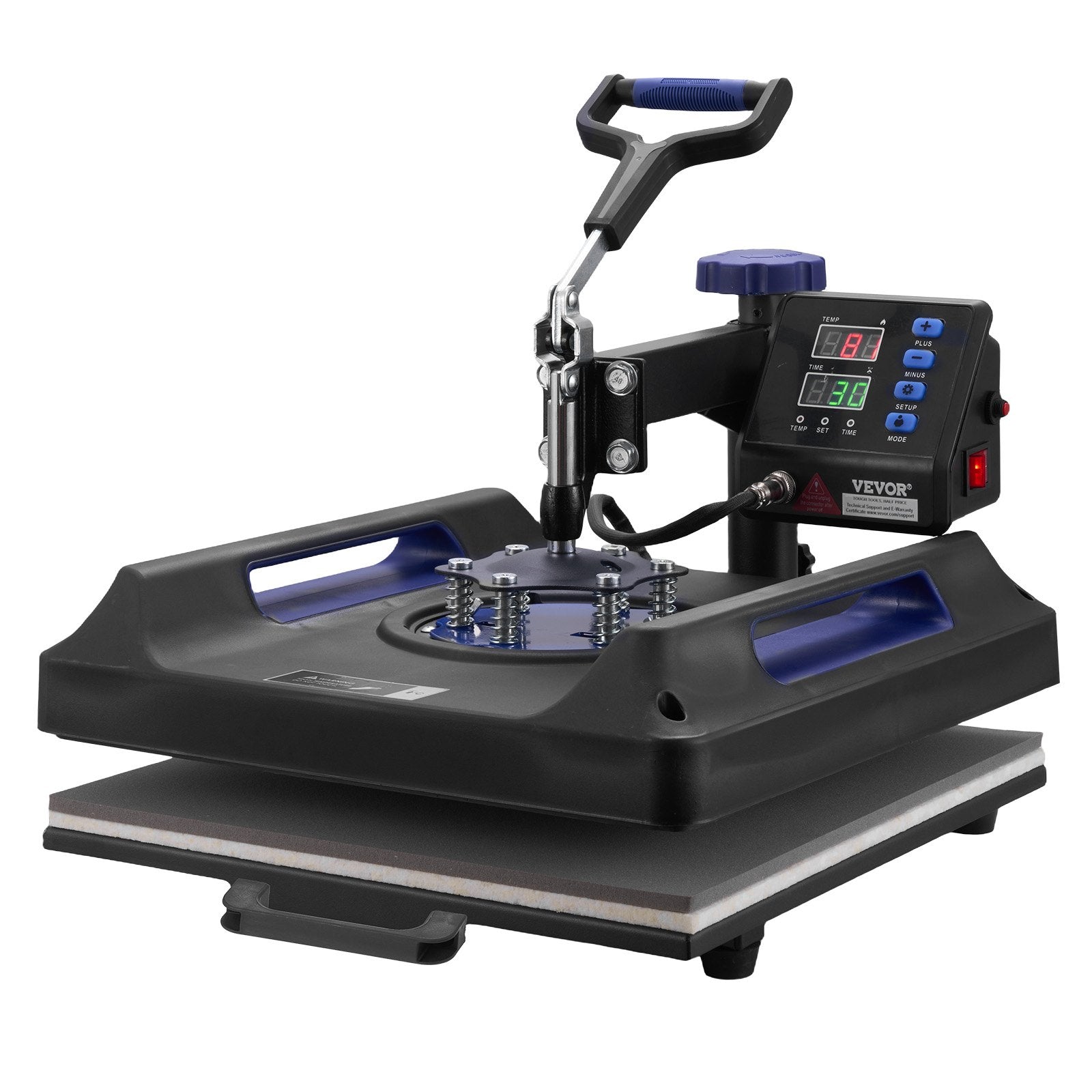 Termopresas VEVOR SJY-H15151P, 38x38 cm