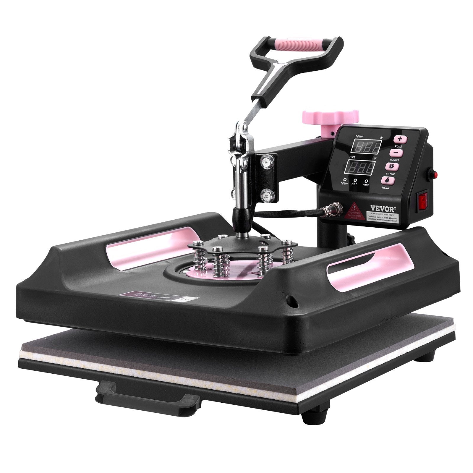 Termopresas VEVOR SJY-H15151P, 8 viename, 38x38 cm
