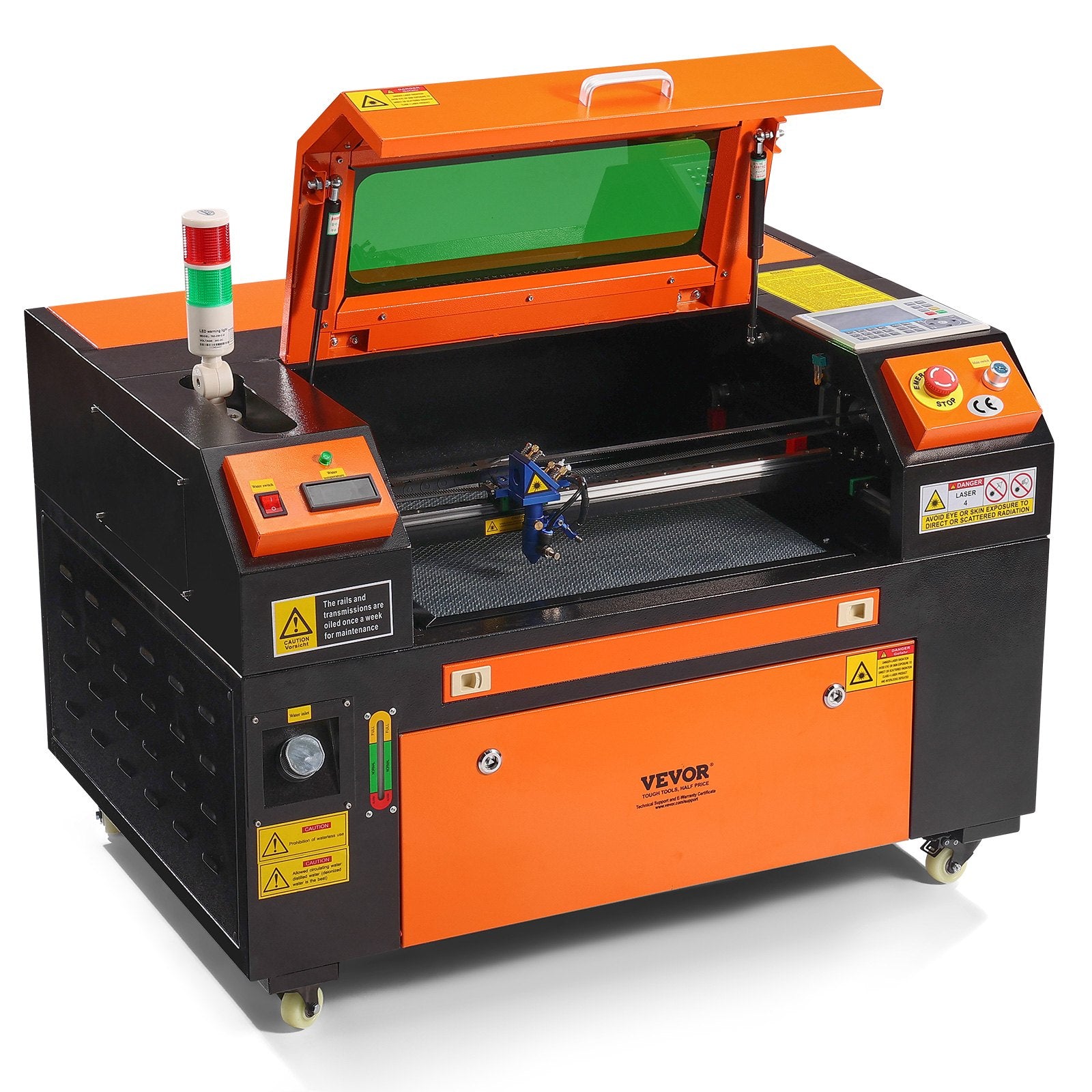 CO2 lazerinės graviravimo ir pjovimo staklės VEVOR KH5030, 50W