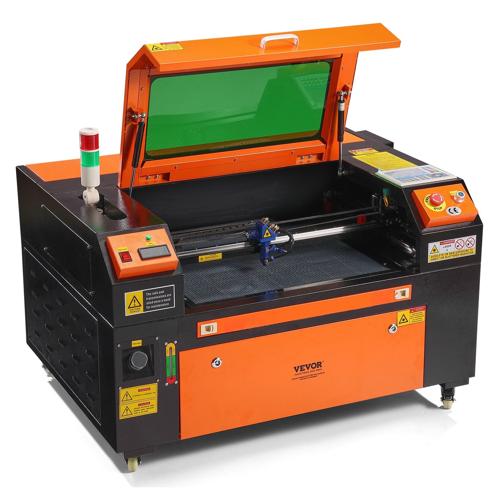 CO2 lazerinės graviravimo ir pjovimo staklės VEVOR KH6040, 60W
