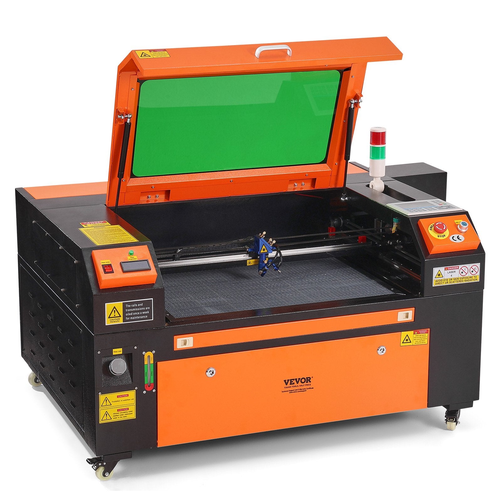 CO2 lazerinės graviravimo ir pjovimo staklės VEVOR KH7050, 80W